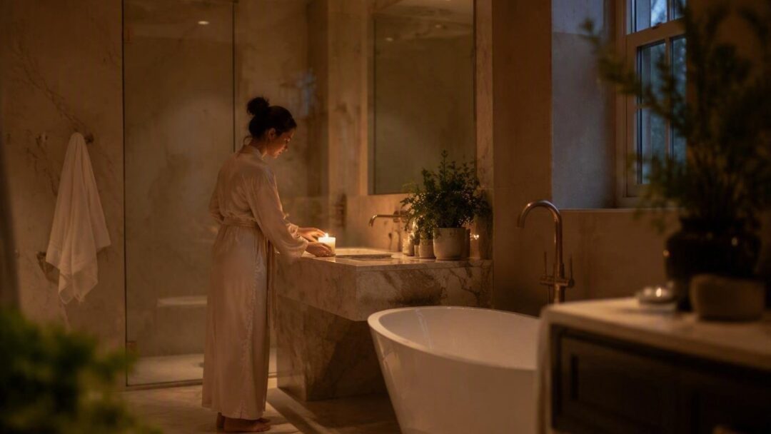 Embracing alone time with luxurious rituals and ambiance