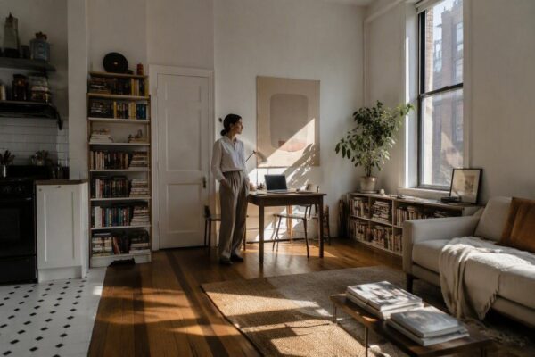 Exploring Owobu Ijewere's 330-square-foot Brooklyn studio apartment
