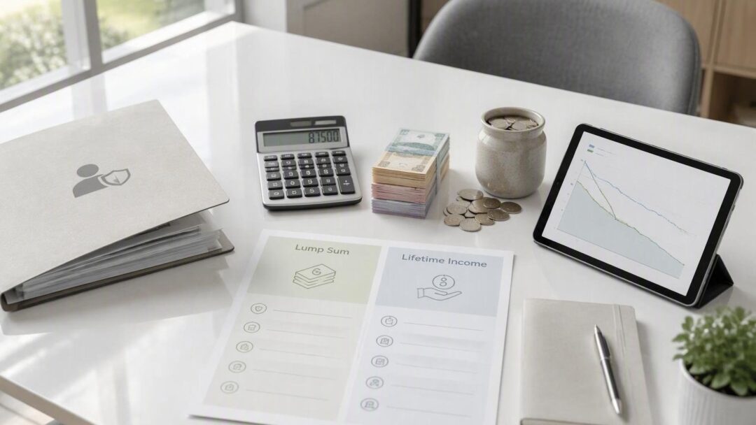 Pension options: lump sum vs. monthly payments for retirement planning