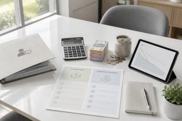 Pension options: lump sum vs. monthly payments for retirement planning