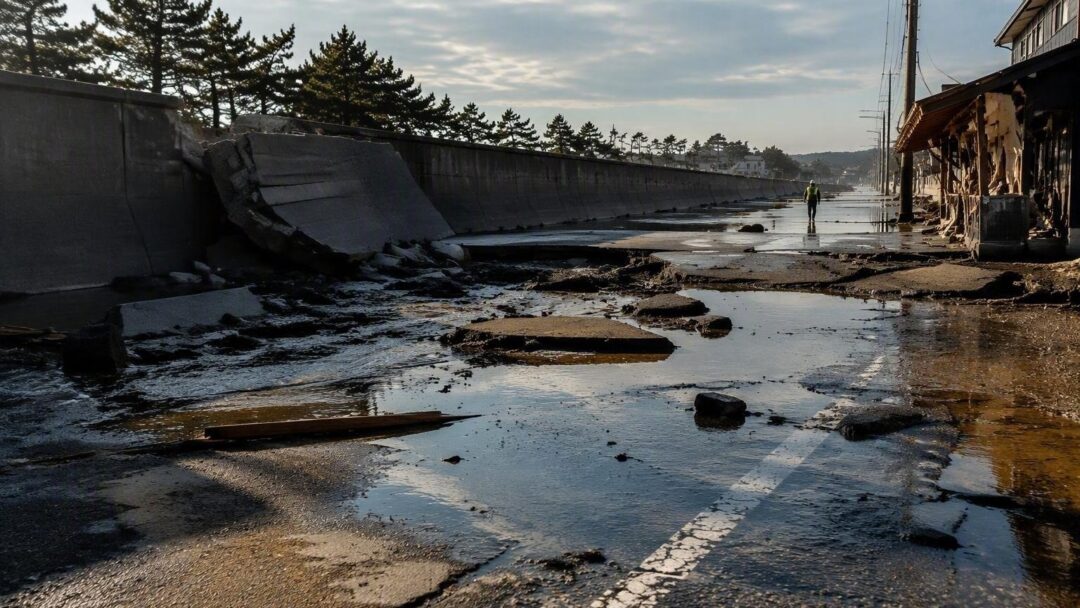 Record Rainfall in Chiba Leaves Six Dead and Thousands Stranded