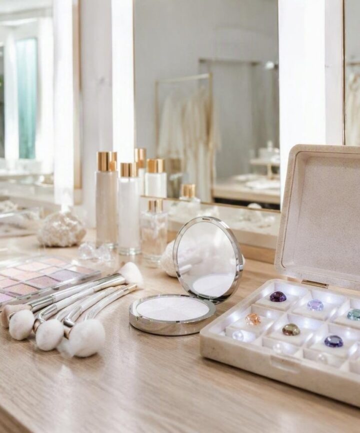Zodiac makeup looks inspired by birthstones and astrological signs