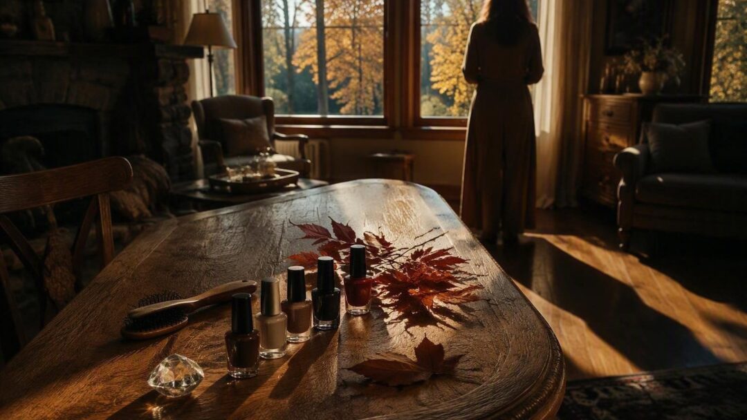 Discover the allure of chocolate brown nails for autumn