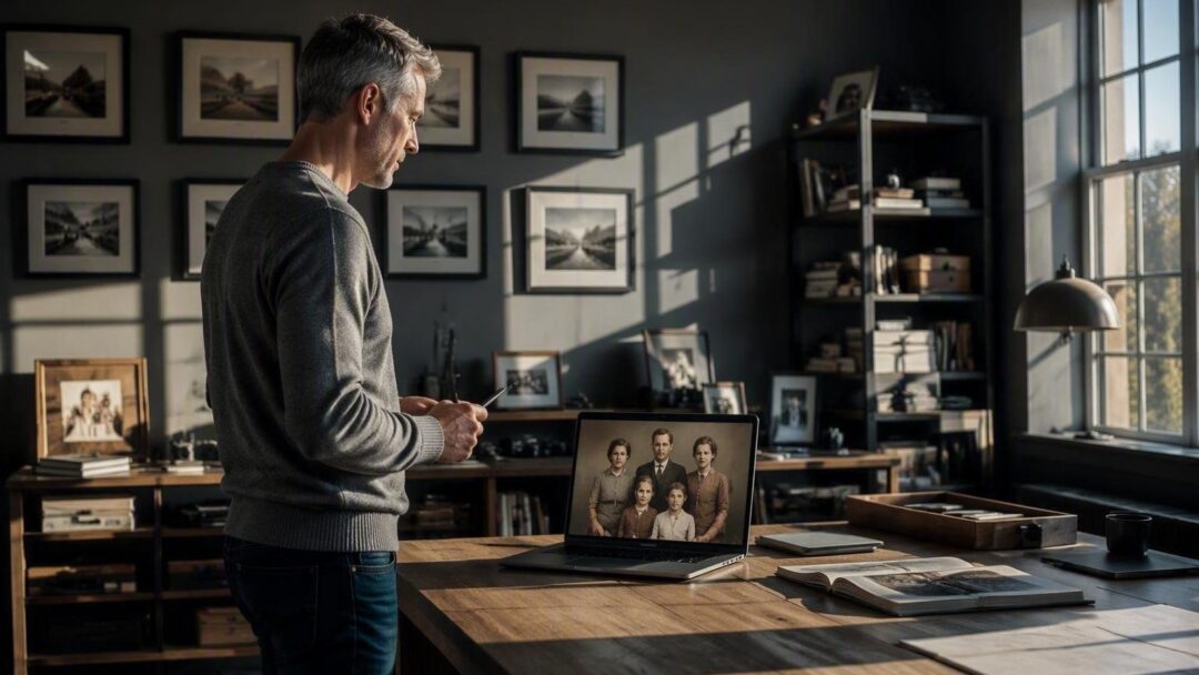 How I Brought My 1950s Father’s Portrait to Life Using AI