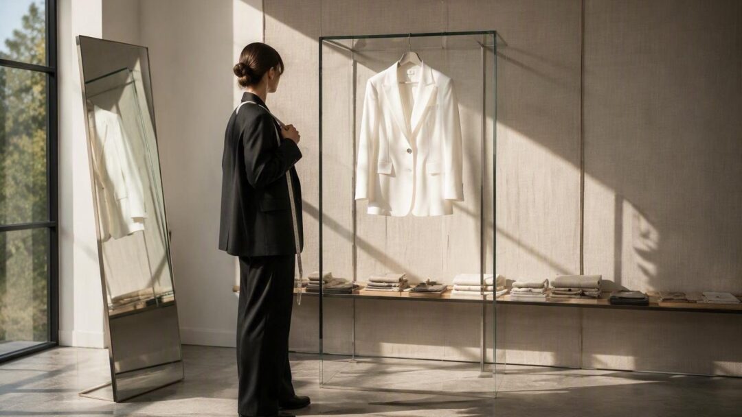 Styling manual for petite women focusing on proportions and tailoring