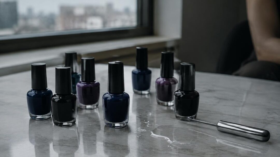 Beyond Black: Dark, Blue and Purple Manicures for Autumn