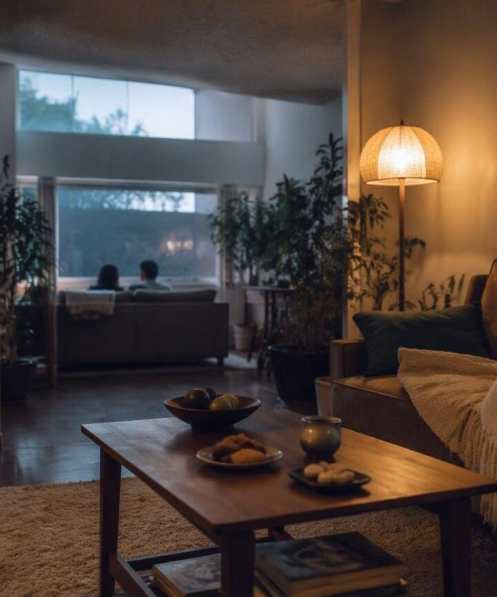 Cozy home evening followed by Alison’s joint 40th birthday celebration