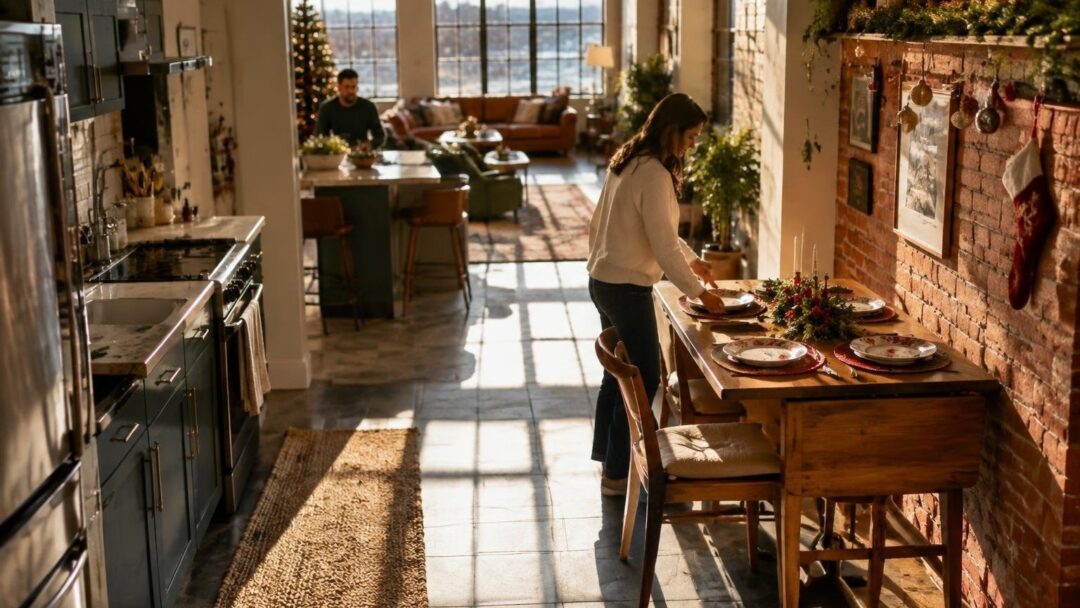 Tiny-home holiday hosting tips for small-space families