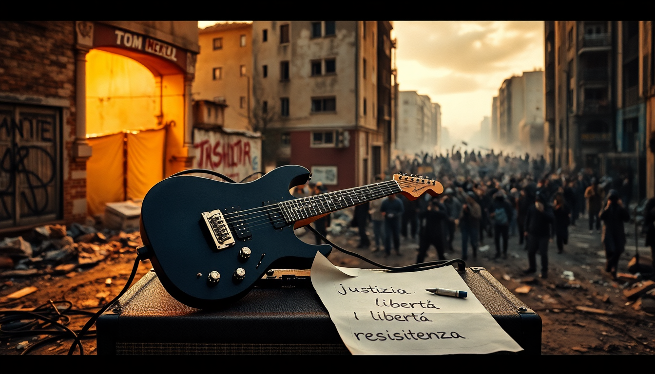 Tom Morello presenta il suo primo album da solista: un grido contro l’ingiustizia