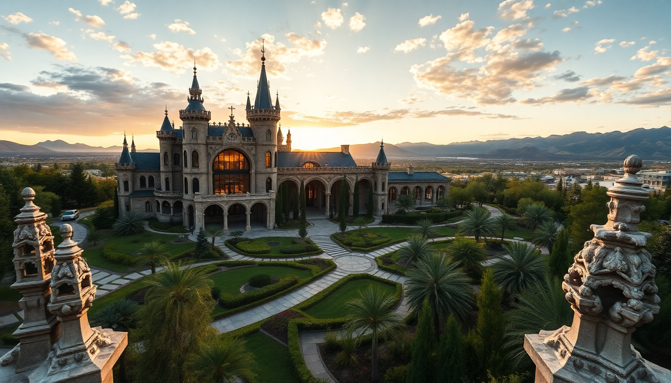 Scopri il castello da sogno di Zoltan Bathory in vendita a Las Vegas