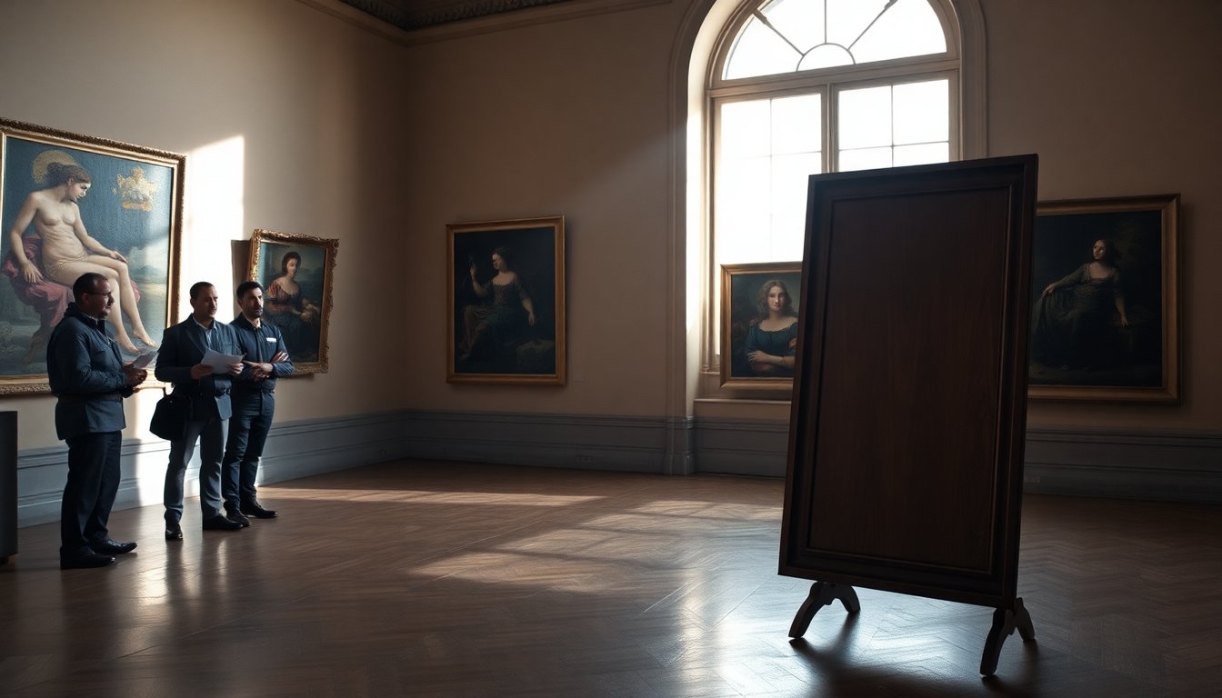 Indagine sulla scomparsa di opere d’arte a Roma