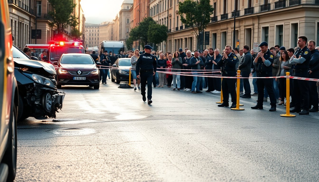 Tragico incidente stradale a Roma: due vittime