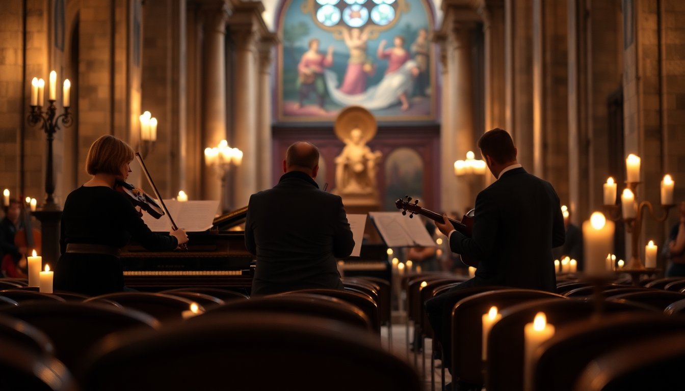 Programma Candlelight a Milano: serate musicali a lume di candela per tutti i gusti