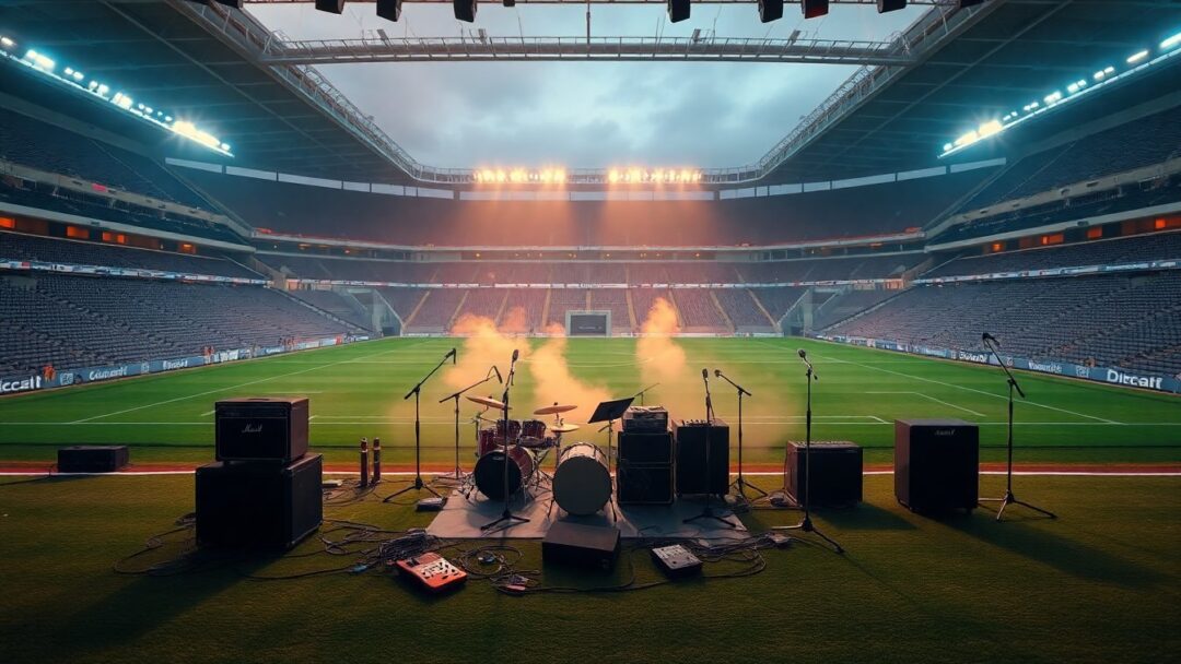 Performance dei Killers prima di Arsenal-Paris Saint-Germain: atmosfera da concerto a Budapest