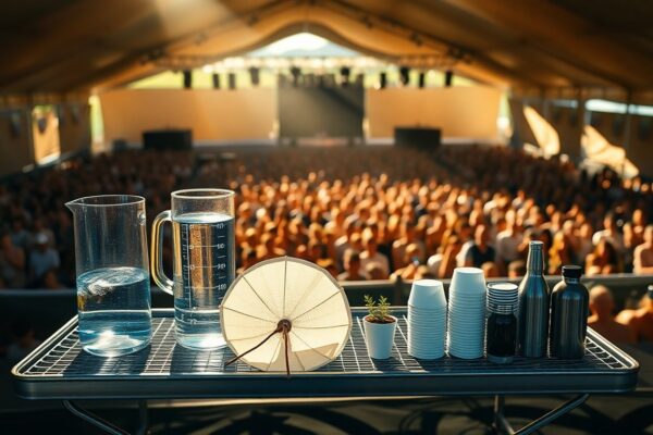 Caldo ai concerti: idratazione, abbigliamento e alternative all’alcol