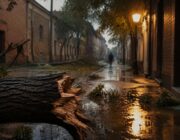 Nubifragi e raffiche di vento a Ravenna: alberi caduti e eventi annullati