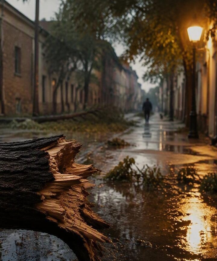 Nubifragi e raffiche di vento a Ravenna: alberi caduti e eventi annullati