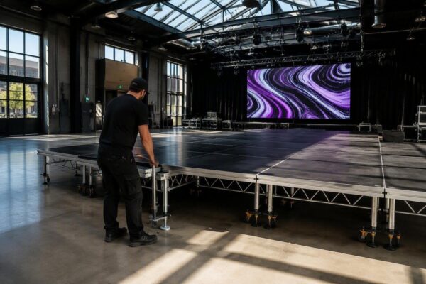 Staging Eurovision a budget ridotto: luci, props modulari e sincronizzazione camera