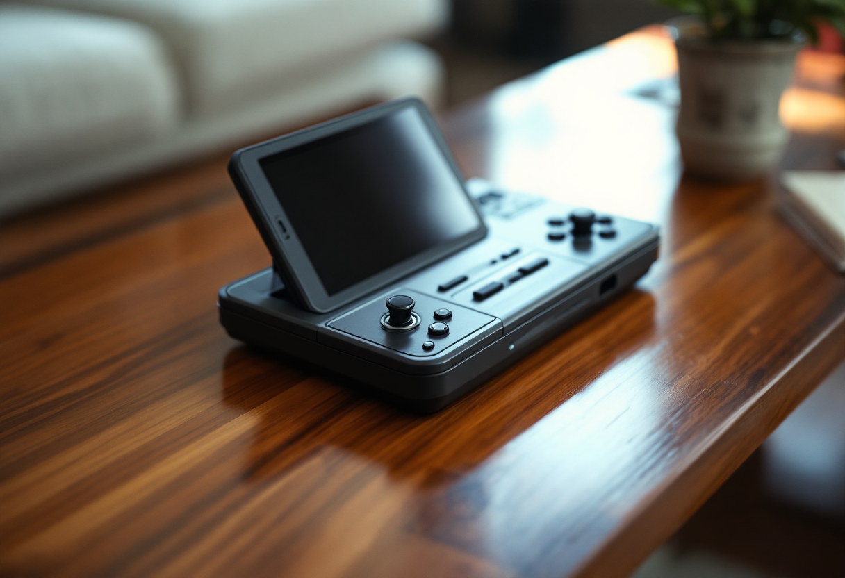 Immagine della console ANBERNIC RG556 per retrogaming