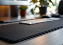 Tappetino da gaming ASUS ROG Scabbard II in uso