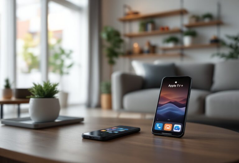 Logo di Apple TV+ su dispositivo Android