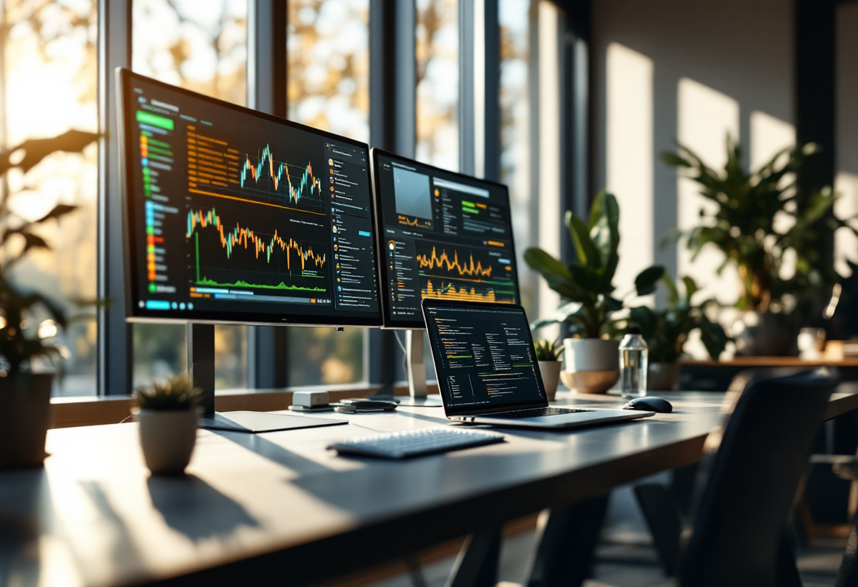 Illustrazione della blockchain e delle sue applicazioni