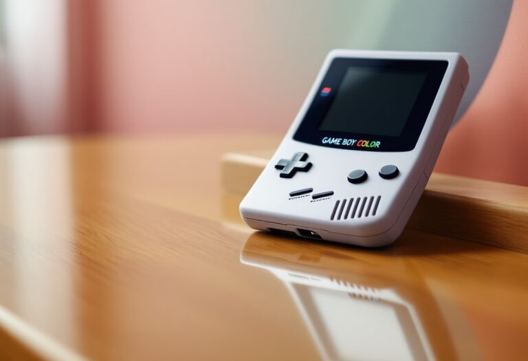 Console Chromatic che celebra il Game Boy Color