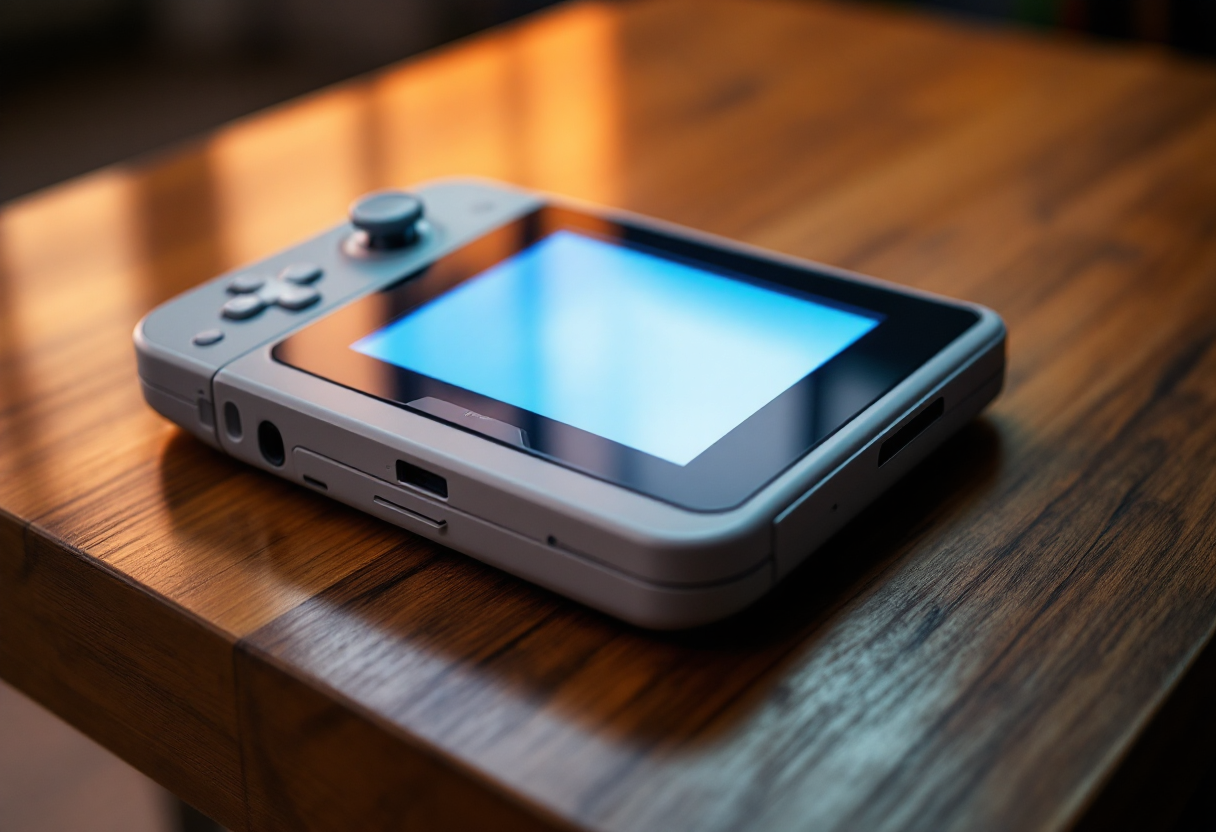 Console portatili per il retrogaming in esposizione