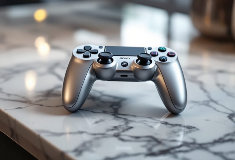 Controller Sony DualSense Sterling Silver per PS5