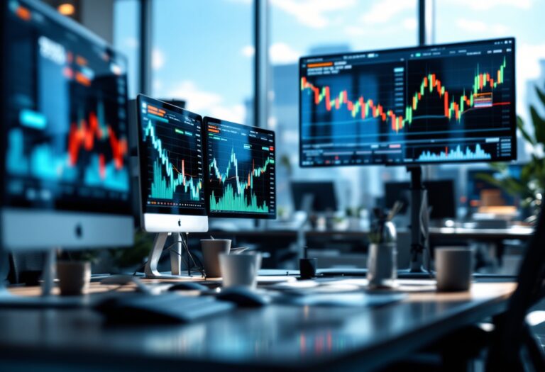 Grafica che rappresenta criptovalute e AI