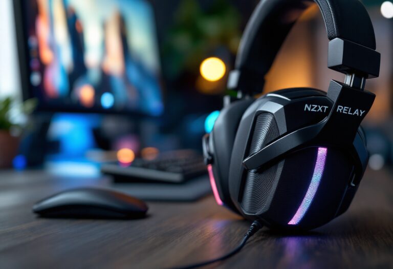 Cuffie NZXT Relay con design ergonomico e audio di qualità