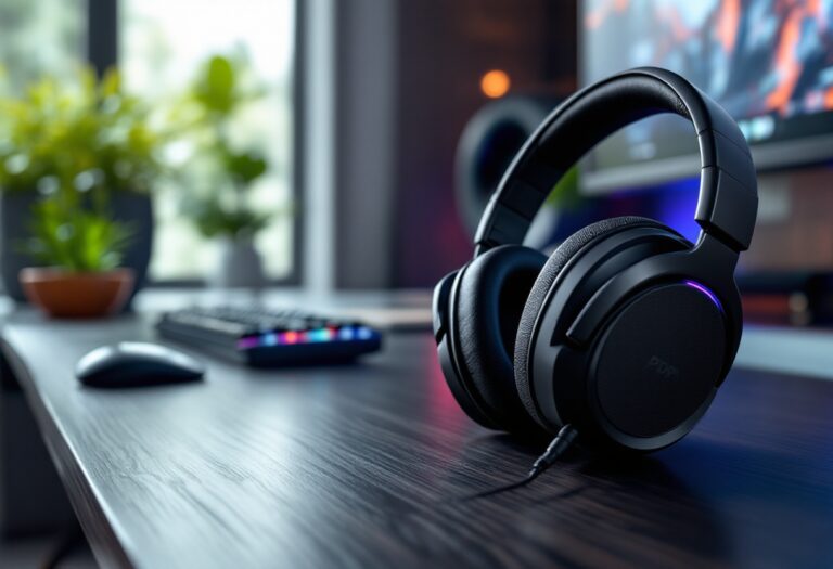 Cuffie PDP LVL50 con design ergonomico per gaming