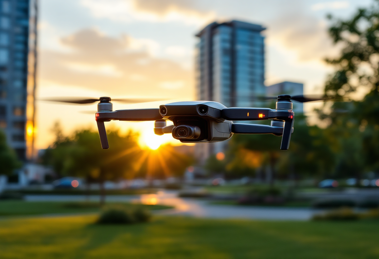 Droni utilizzati per il trasporto di medicinali e attrezzature sanitarie