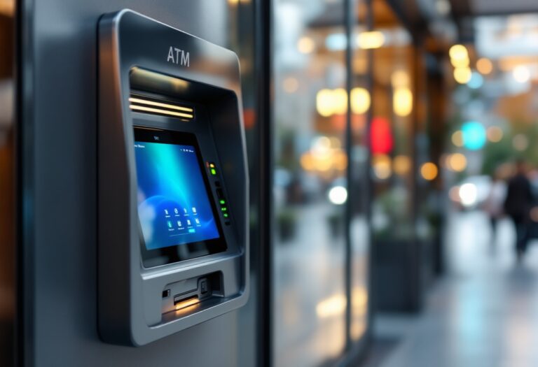 Sportello bancomat innovativo con sicurezza avanzata