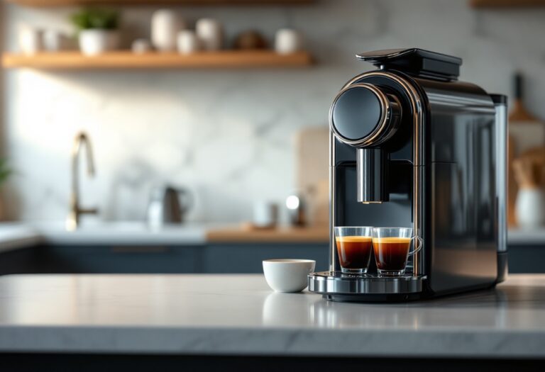 Macchina da caffè in cialde elegante e funzionale