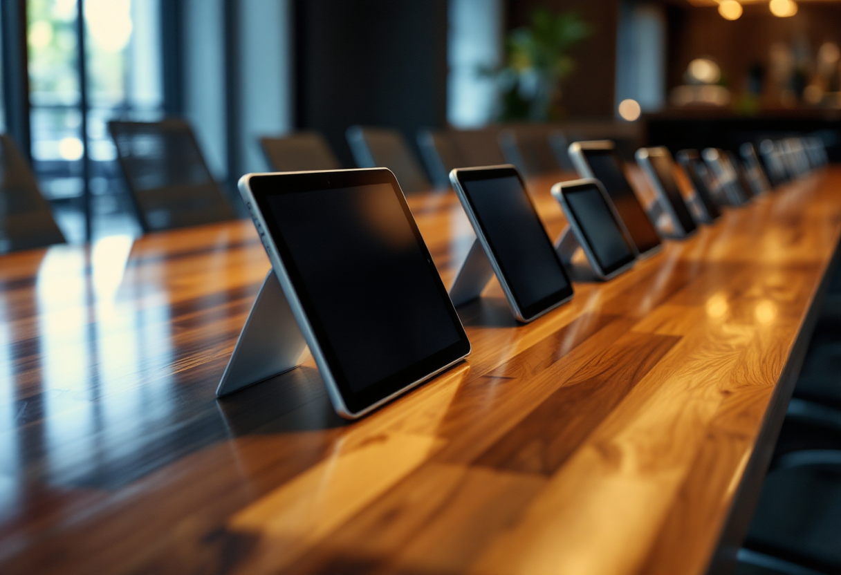 Grafico che mostra la crescita del mercato dei tablet nel 2024