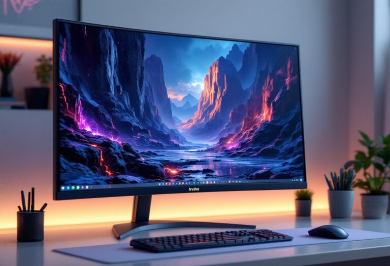 Monitor Alienware AW2723DF con prestazioni elevate per gaming