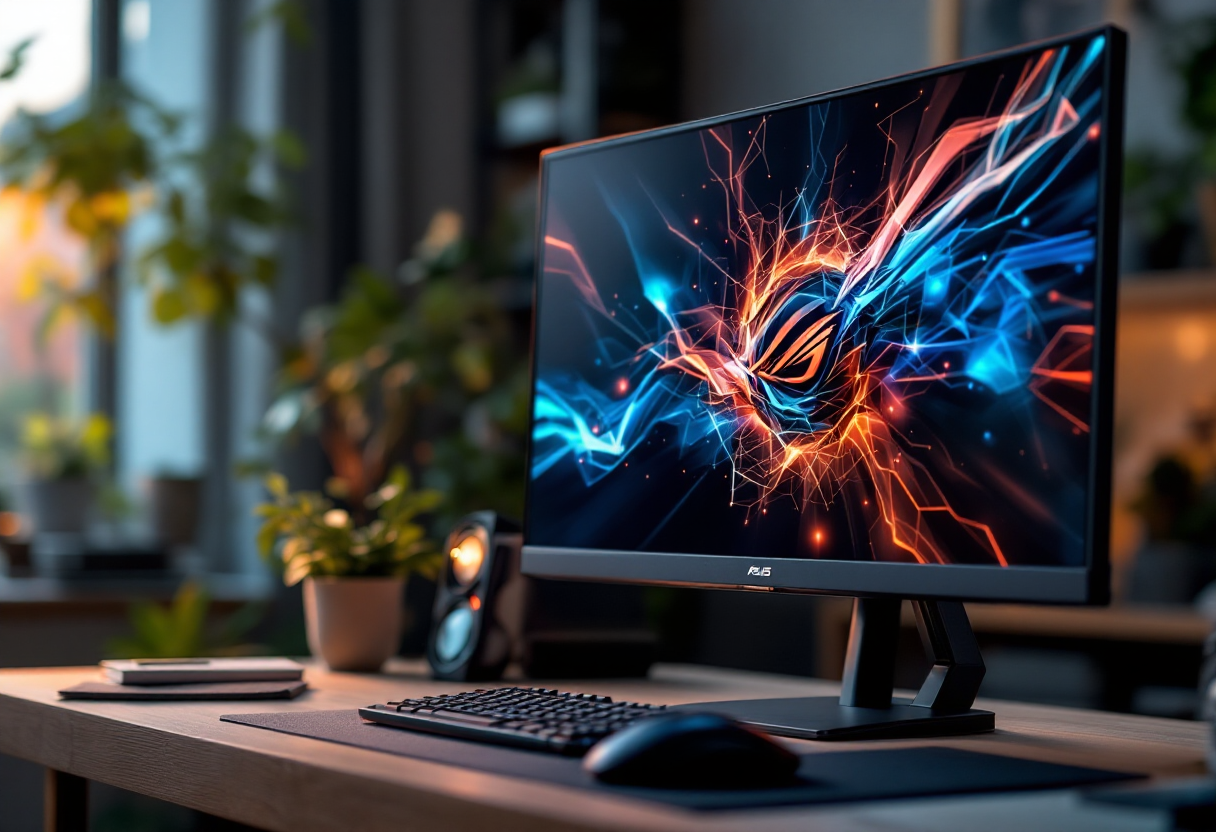 Monitor gaming da 27 pollici con design elegante