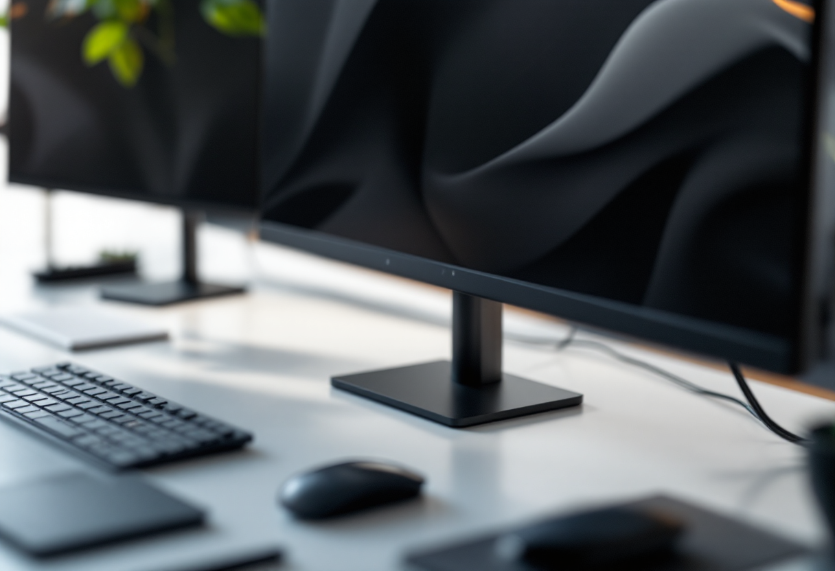 Monitor KTC con design moderno e alta risoluzione