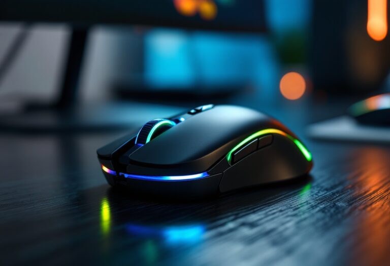 Mouse da gioco Mars Gaming MMGW con design ergonomico
