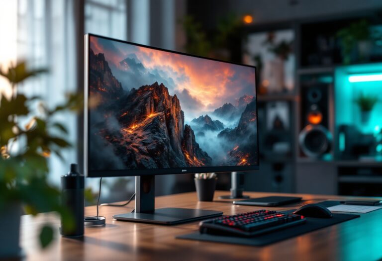 Monitor gaming con offerte imperdibili per giocatori