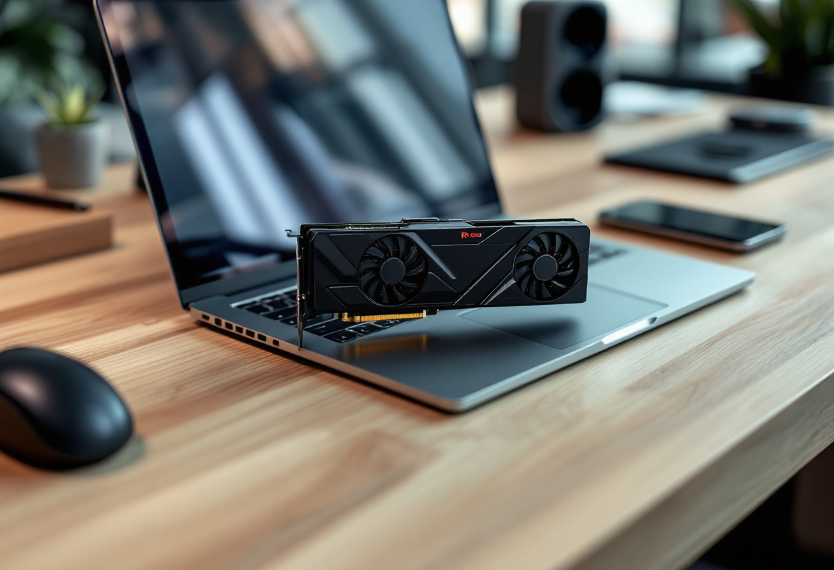 Immagine delle nuove schede grafiche Radeon RX 9000