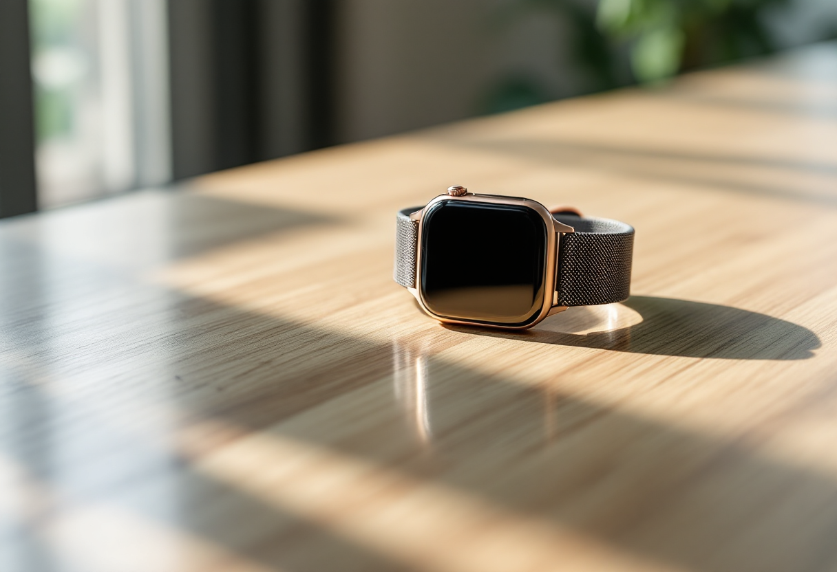 Smartwatch che monitora la salute e il benessere