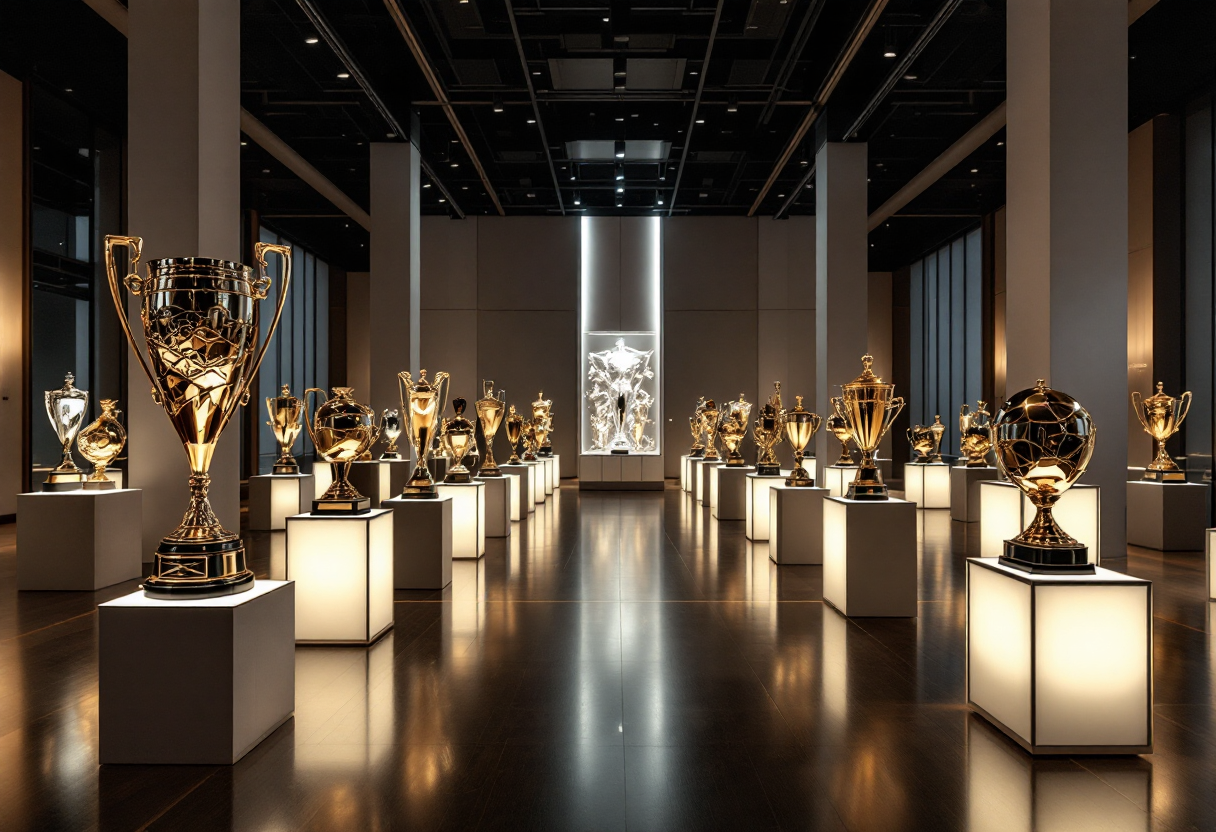Trofei unici e creativi che celebrano il successo nello sport
