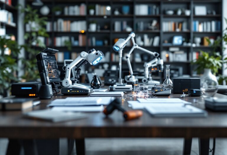 Immagine che rappresenta l'intelligenza artificiale nella ricerca