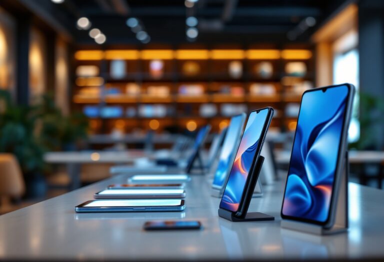 Logo Xiaomi con sfondo tecnologico in Italia