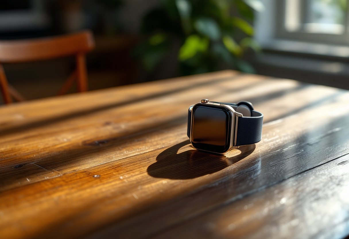 Xiaomi Smart Band 7 Pro in un contesto romantico