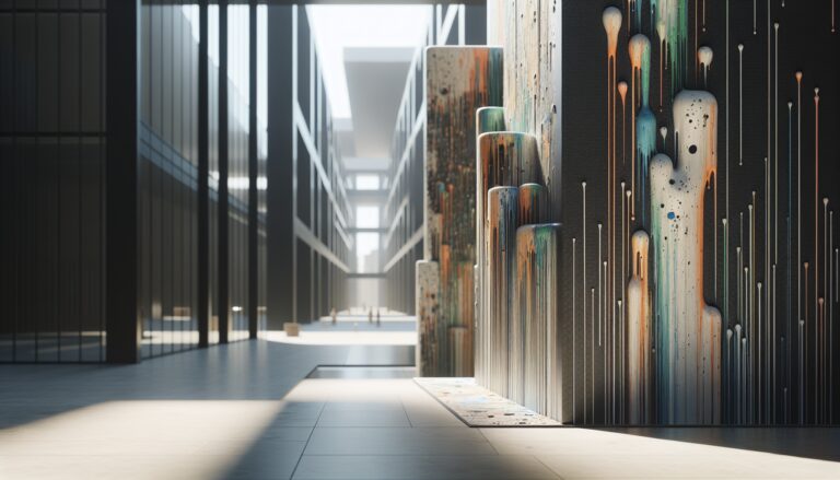 Attivisti lanciano vernice su un'opera d'arte