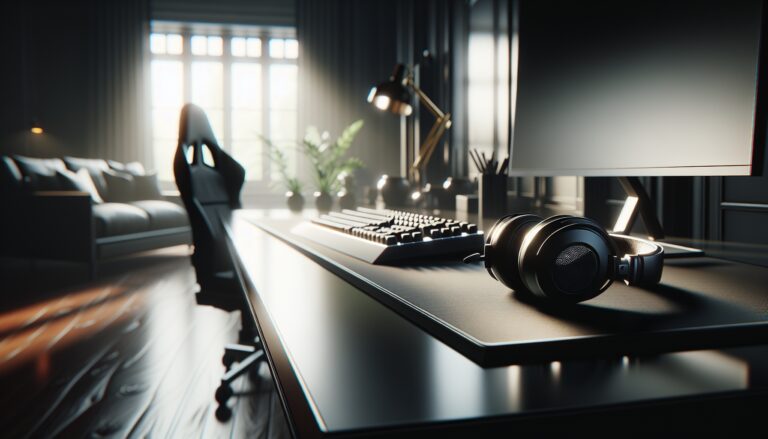 Cuffie Corsair HS55 Wireless Core in uso da un gamer