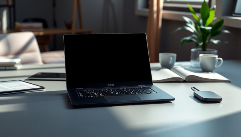 ecs torna nel mercato dei laptop con modelli ai powered 1747418628